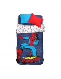 Quilt Infantil Piñata Spiderman 1 1/2 Plaza