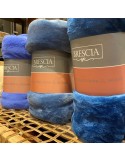 Frazada Brescia Flannel Azul 1 1/2 Plaza